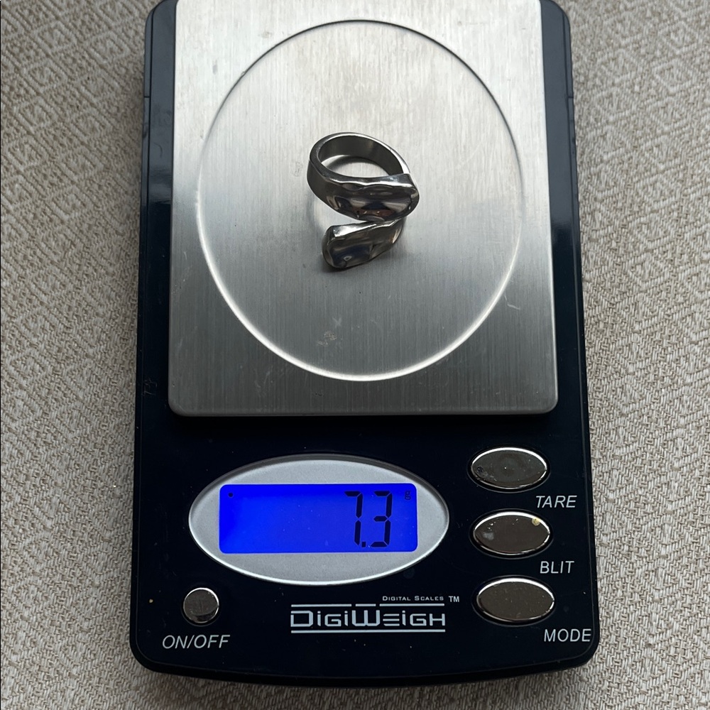 Silver Statement Ring - image 7